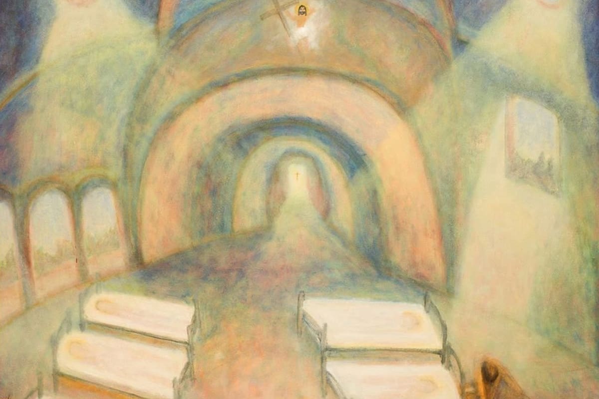 "Deseando misericordia", pintura de Santiago García Sáenz, ingresó a la colección del Centre Pompidou