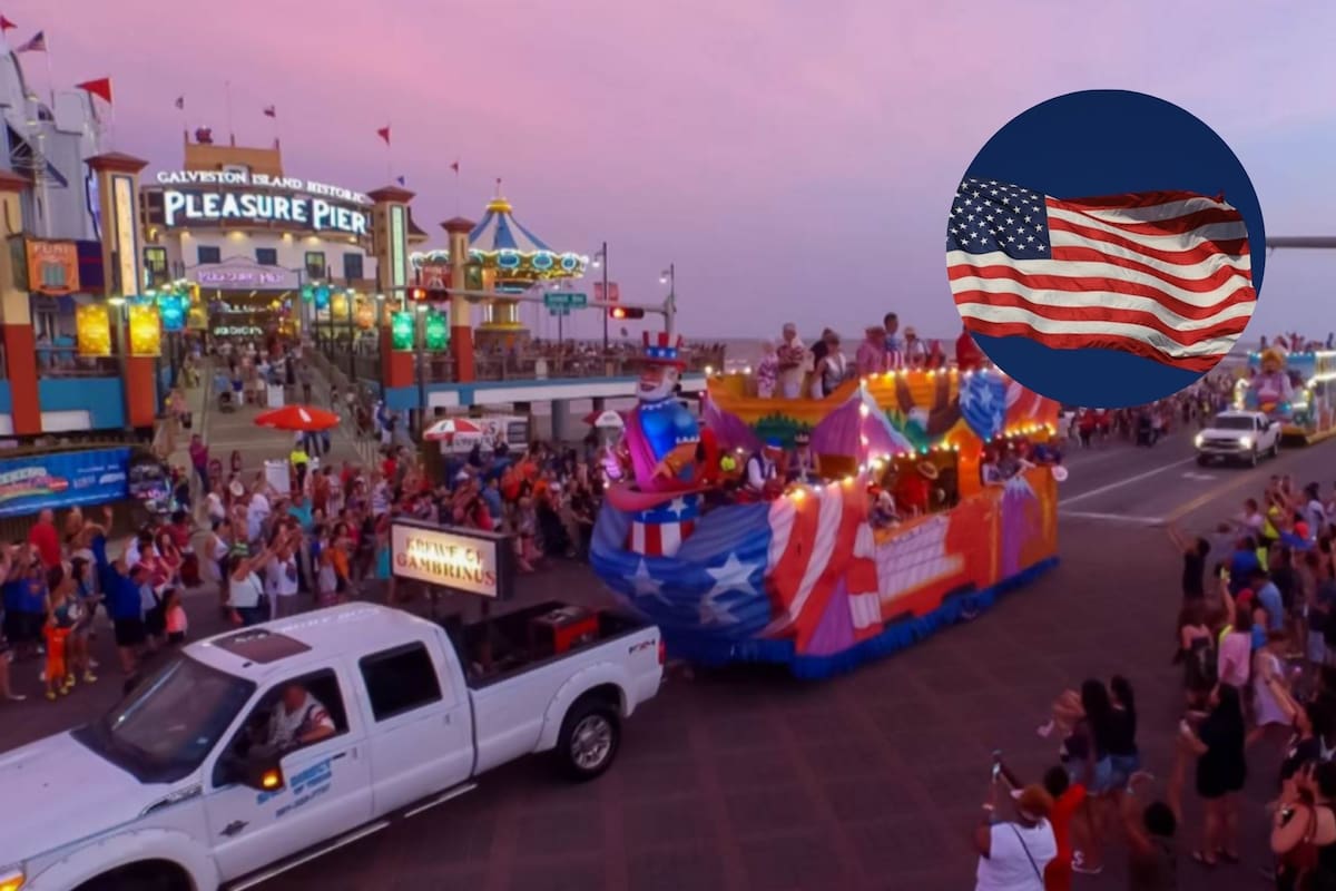 Desfile por el Día de la Independencia en Texas