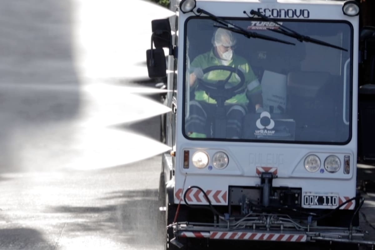 Desinfección de calles