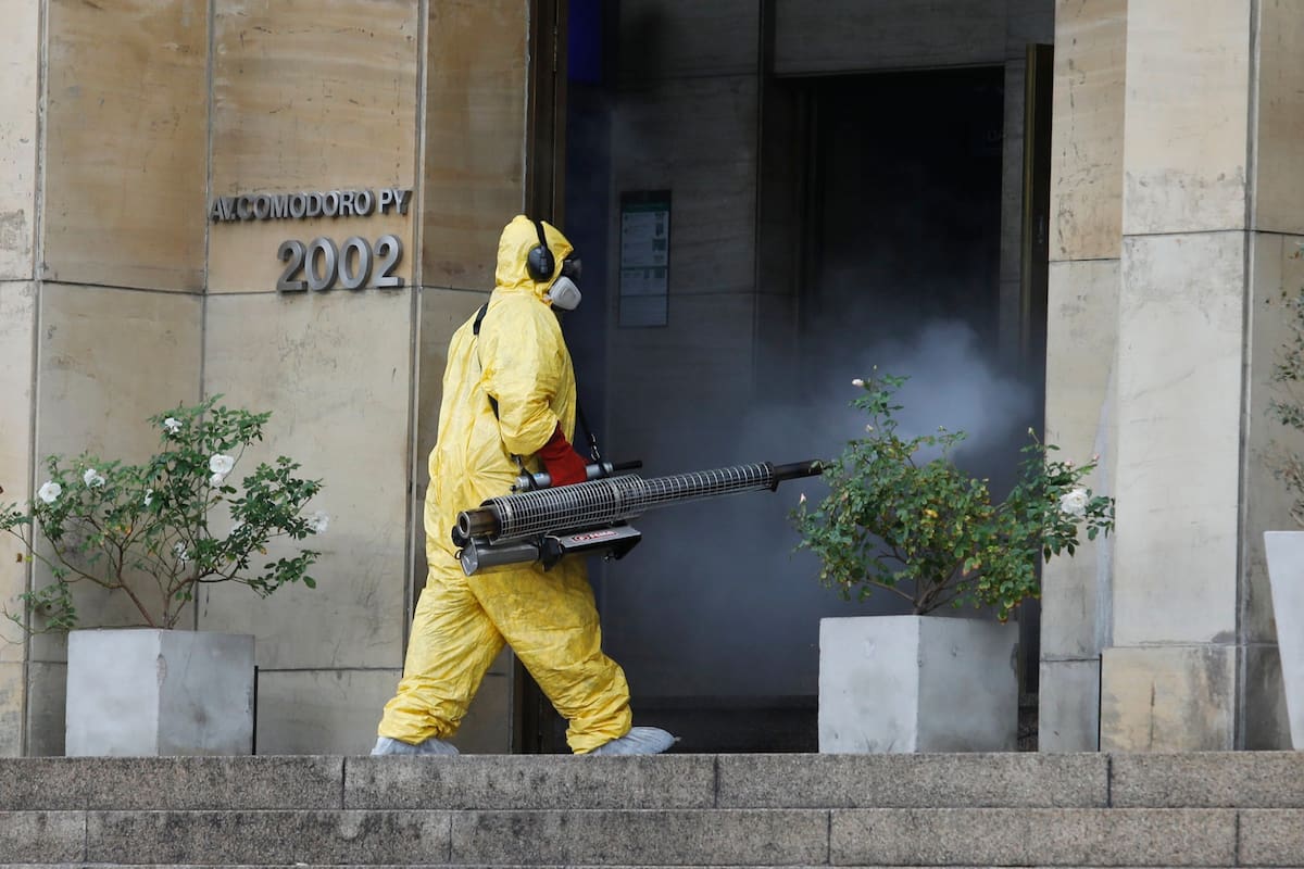 Desinfección en Comodoro Py