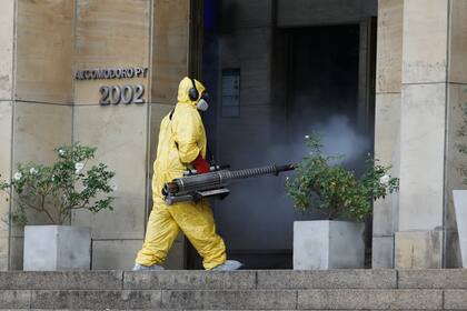 Desinfección en Comodoro Py