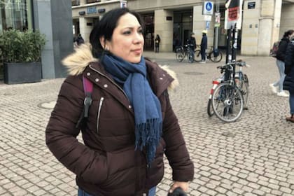 Desirée es solo una de los cientos de venezolanos que viven en centros de refugiados en Leipzig, en el este de Alemania