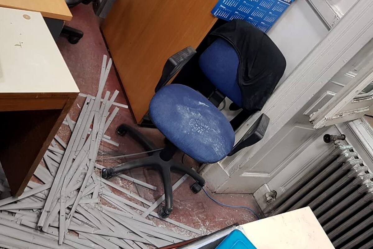 Desmanes en el Rectorado de la UBA