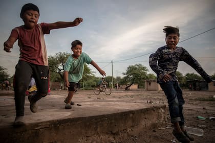 Niños de la comunidad El Cañaveral 1