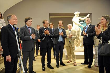 Despedida a la escultura de la diosa Afrodita de Capúa en el MNBA