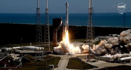 Despegue de la primera nave Starliner con tripulación rumbo a la Estación Espacial Internacional