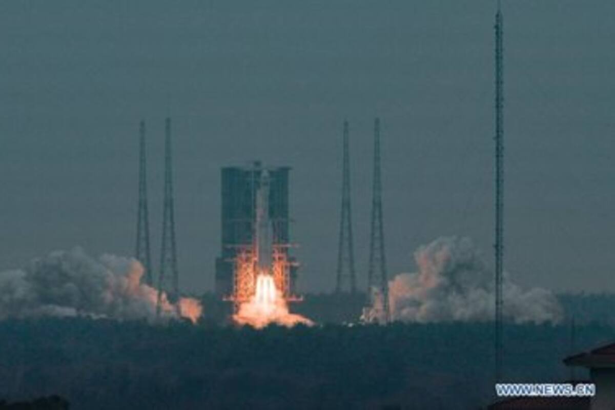 Despegue del Larga Marcha 8. Crédito: XINHUA/CNSA