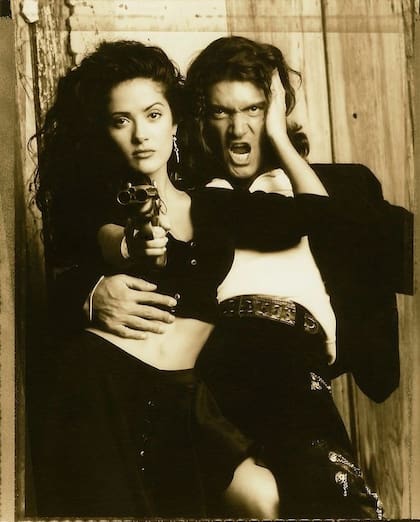 Desperado, junto a Antonio Banderas, fue una de las películas que marcó su salto a la industria de Hollywood (Foto: Instagram @salmahayek)