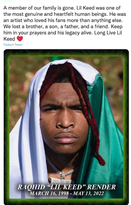 Despiden a Lil Keed