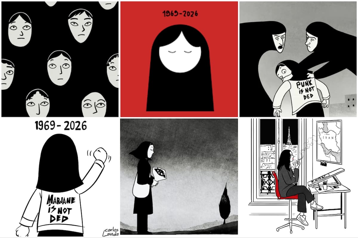Despiden con imágenes de "Persépolis" a la artista francoiraní Marjane Satrapi
