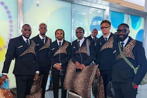 Los looks de los jugadores de El Congo en su llegada a Estados Unidos