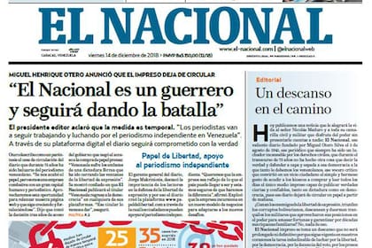 Después de 75 años en la calle, hoy salió por última vez a la calle su edición impresa