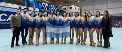 Después de dos clasificatorios, Renata viajó, con sus compañeros de equipo, a su primer mundial.