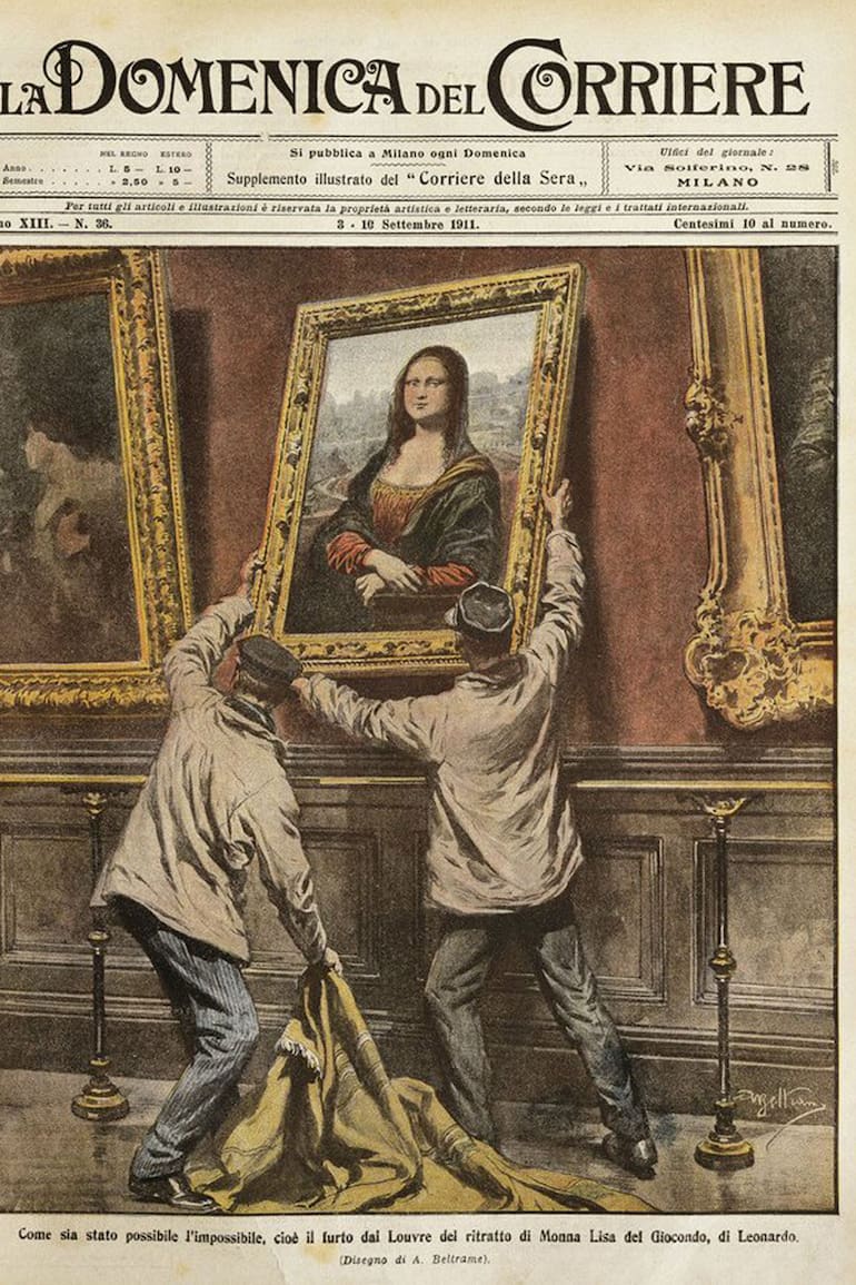Después de haber desaparecido por más de dos años, la 'Mona Lisa' de Leonardo da Vinci (también conocida como 'La Gioconda' o 'La Joconde') regresó a París, el 4 de enero de 1914