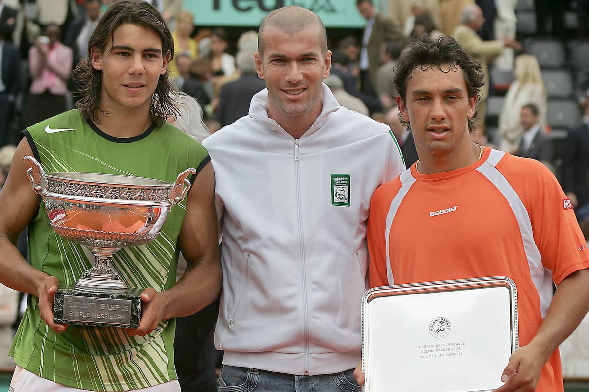 Después de la final: Nadal y su primera Copa de los Mosqueteros, Zinedine Zidane y Puerta, con la bandeja de finalista