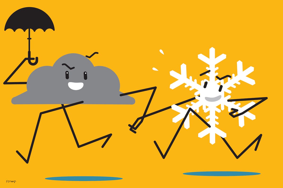 Después de la lluvia se espera un fuerte descenso de la temperatura con una mínima dominical de 4ºC