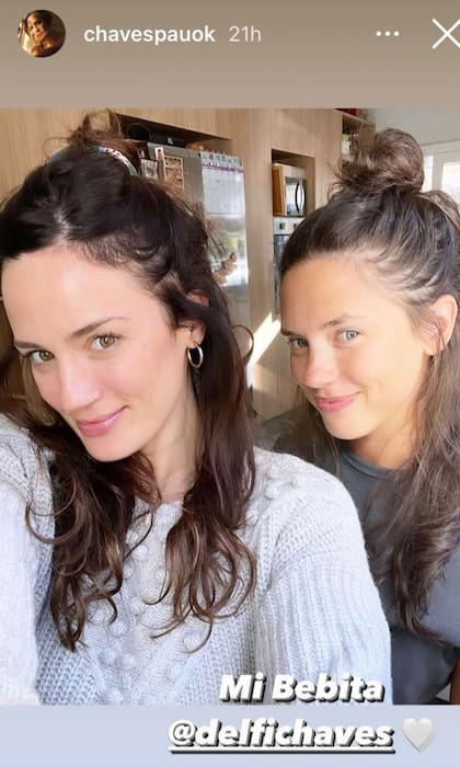 Después de las especulaciones, Paula Chaves salió a desmentir una posible pelea con su hermana con esta foto