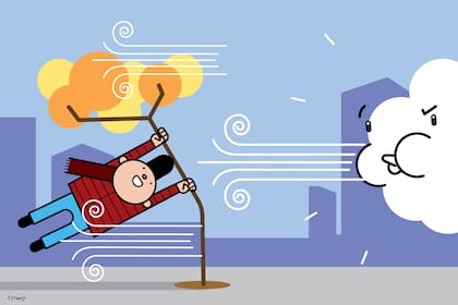 Después de las lluvias de hoy se espera fuerte viento para el viernes y sábado