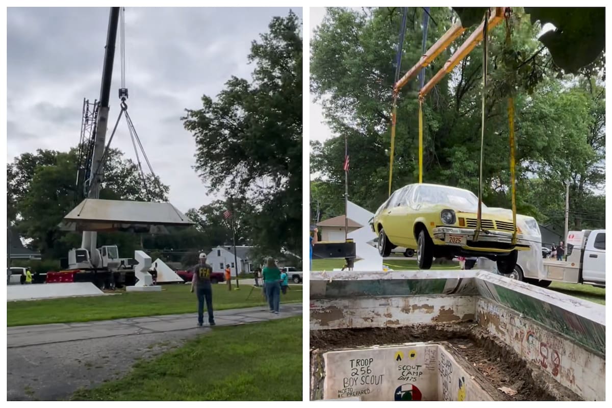 Después de medio siglo abrieron la cápsula del tiempo más grande del mundo