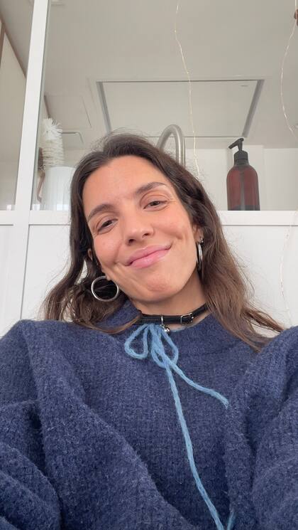 Después de muchos años de práctica se animó a sacarse fotos