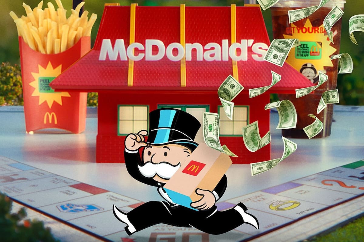 Después de nueve años de ausencia, vuelve el Monopoly a McDonald’s y anuncia premios especiales para EE.UU. (Instagram/@mcdonalds)