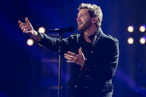 Después de siete meses, Axel volvió a los escenarios para dar un show a beneficio en el Movistar Arena