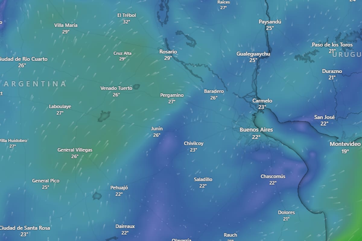 Después de temperaturas bastante cálidas, vuelve el agua