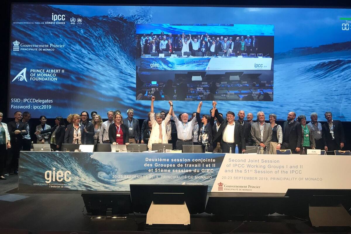 Después de una sesión maratónica, se aprobó el informe especial del IPCC sobre los océanos y la criósfera