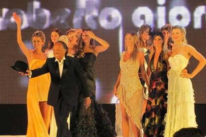 Después del escándalo, Giordano se olvidó de los problemas y realizó su desfile