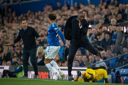 Después del partido, Patrick Vieira se negó al hablar de los hechos de violencia que lo tuvieron como protagonista