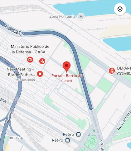 Destacamento policial del Barrio 31/31 bis, Retiro.