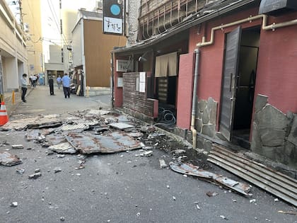 Destrozos en Kumamoto
(JIJI Press / AFP) / Japan OUT