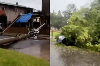 Las imágenes del temporal en el AMBA, Córdoba y otros puntos del país