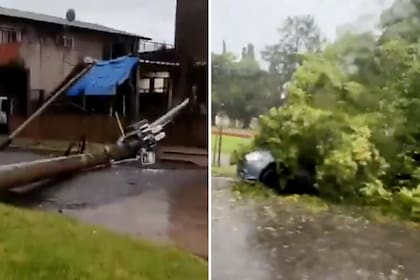 Destrozos provocados por el temporal que atraviesa diversas regiones del país, con impacto principal en el Área Metropolitana de Buenos Aires (AMBA), Córdoba y provincias del centro y norte argentino