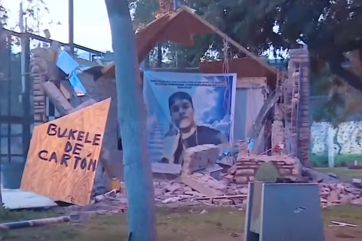 Destruyeron el mausoleo narco antes de que lo haga el Estado de Chile