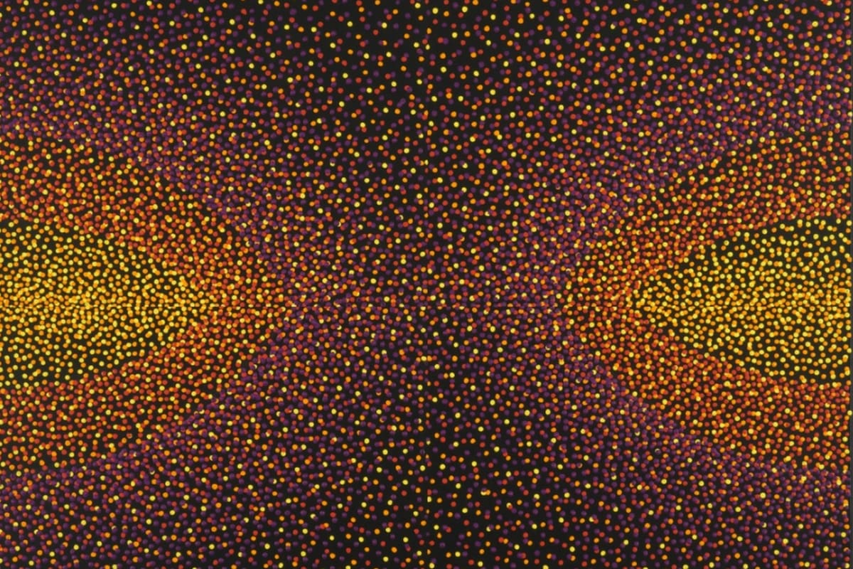 Detalle de Alchimie 429, obra de Julio Le Parc de 2019, una de las piezas ofrecidas en la edición especial de arteBA en Artsy.net