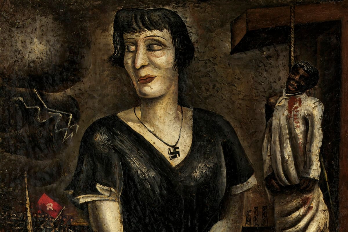 Detalle de “Alegoría con María Ilarráz Miranda de Terra”, de David Alfaro Siqueiros, que se subastará la semana próxima en la casa Christie's del Rockefeller Center