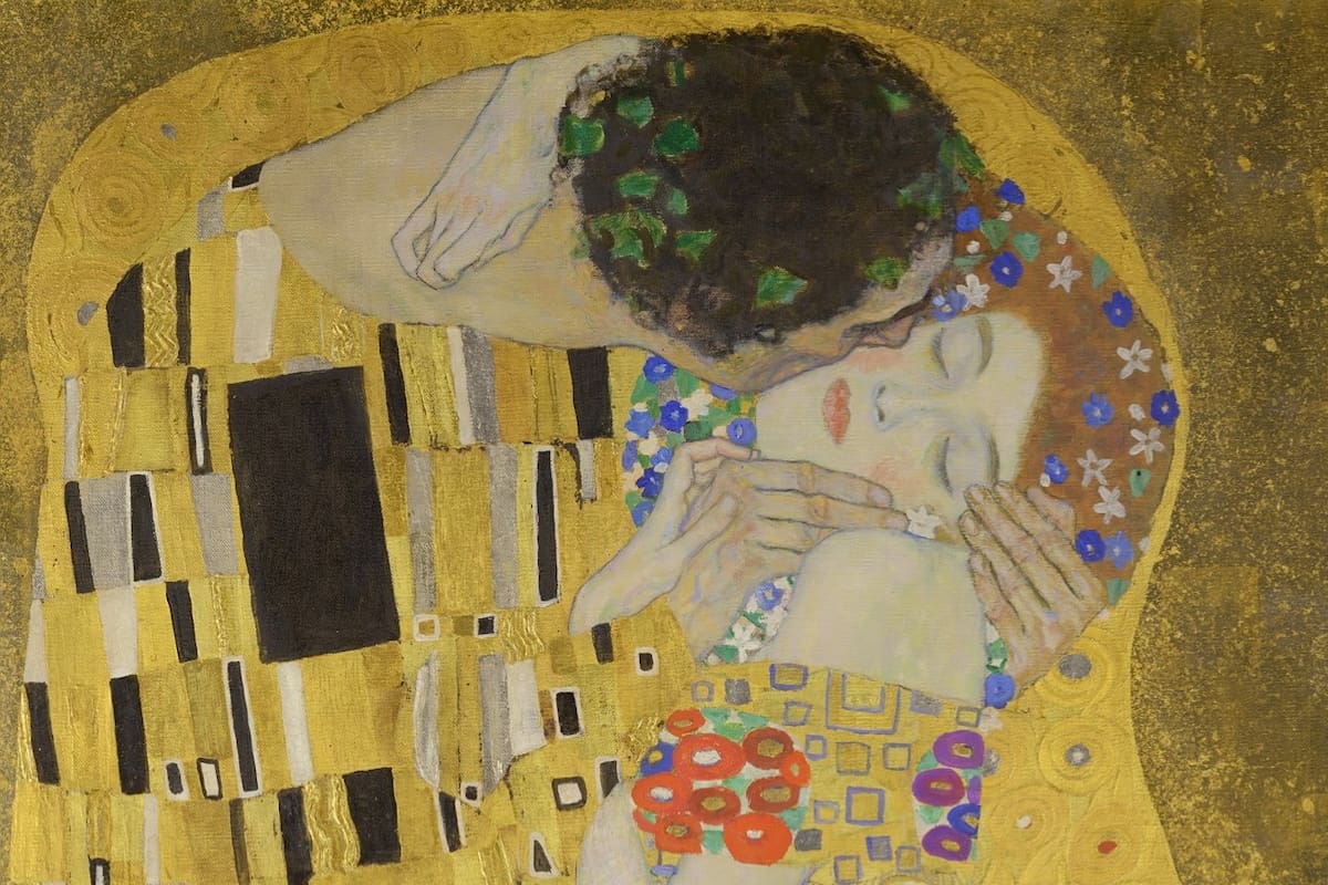 Detalle de El beso (1908/9)