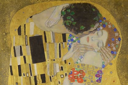 Detalle de El beso (1908/9)