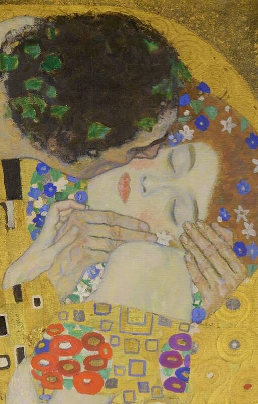 Detalle de El beso (1908/9)