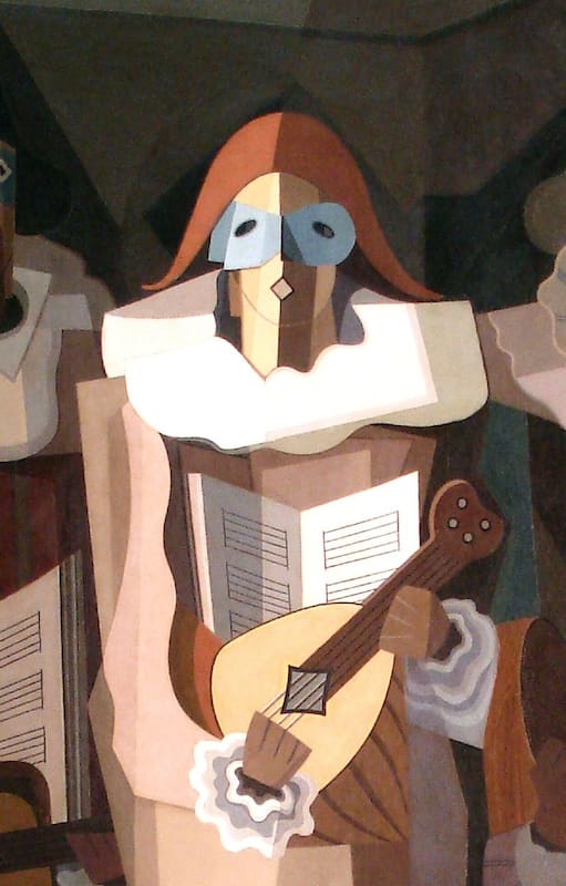 Detalle de "El improvisador" (1937), obra de Emilio Pettoruti adquirida a su autor por el Museo Nacional de Bellas Artes