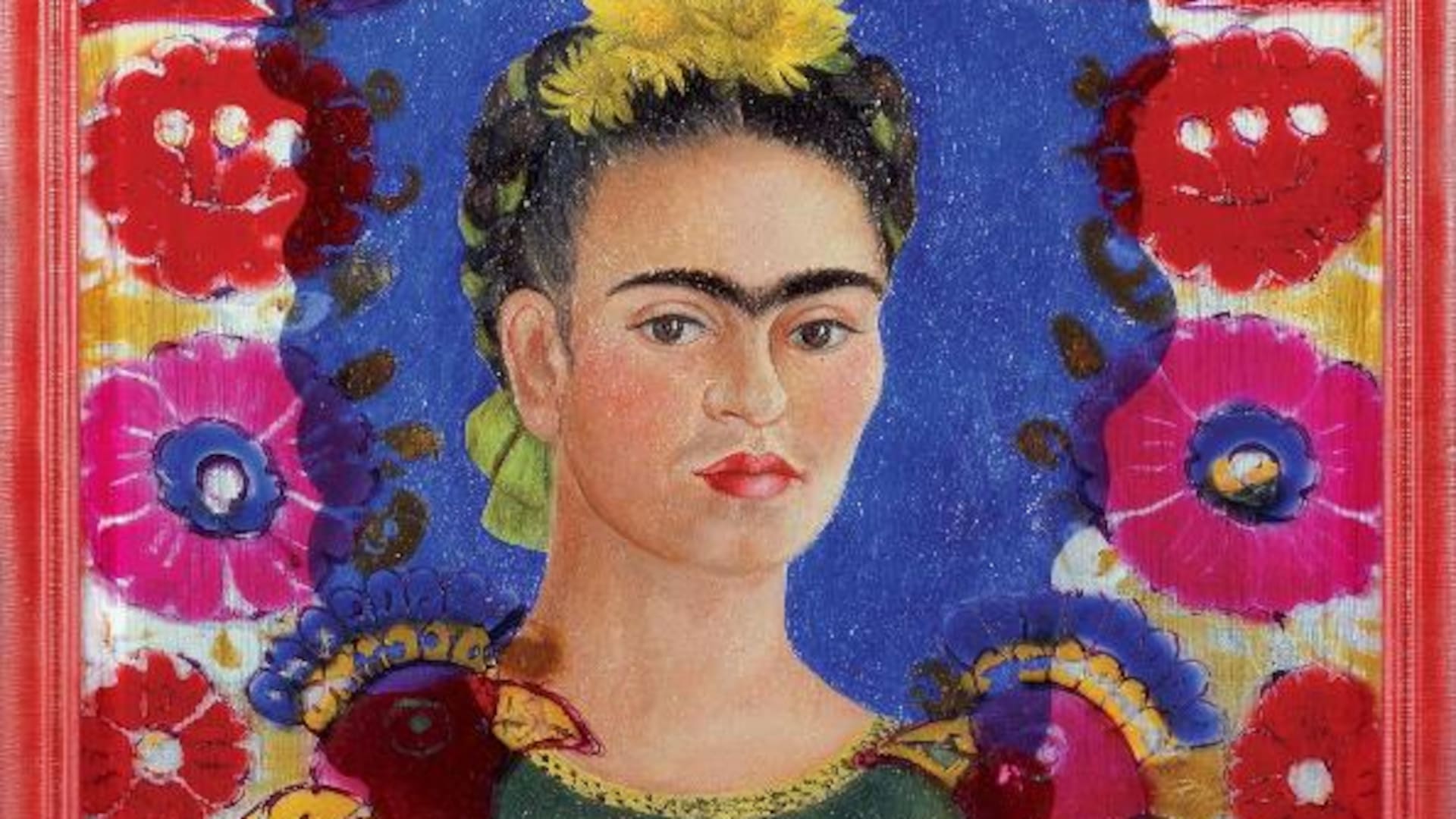 Detalle de El marco (1938), la obra que le compró el Pompidou tras su muestra en París, en 1939