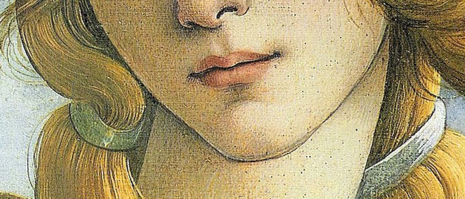 Detalle de El nacimiento de Venus