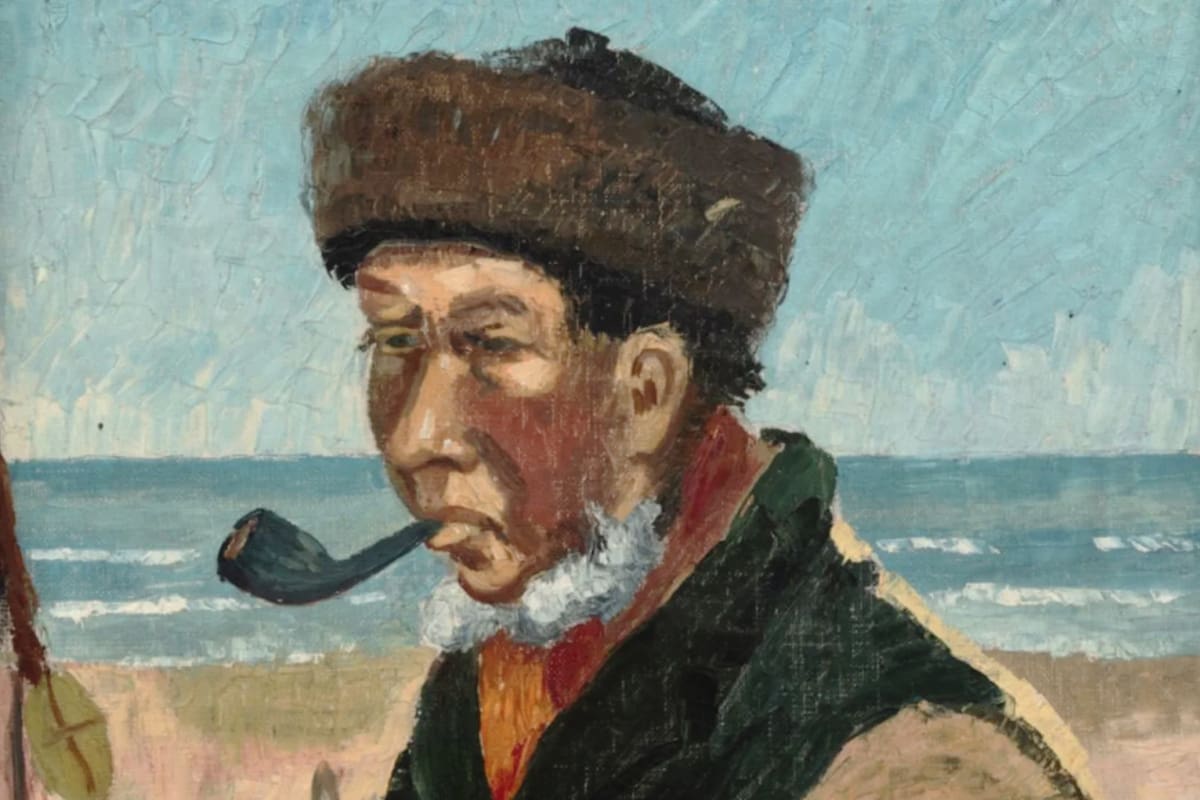 Detalle de "Elimar", el cuadro que habría pintado Van Gogh fue comprado en una venta de garaje por 50 dólares