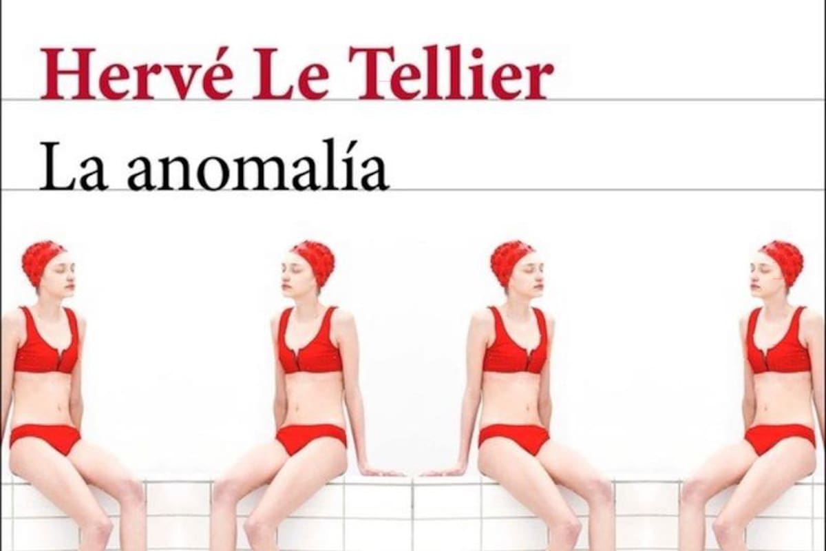 Detalle de la ilustración de tapa del libro "La Anomalía" (Seix Barral), de Hervé Le Tellier