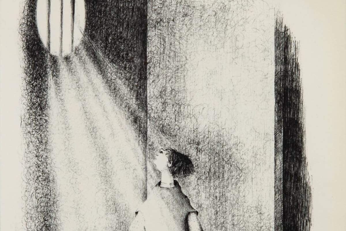 Detalle de La luz y la voz (1963)