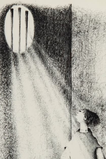Detalle de La luz y la voz (1963)