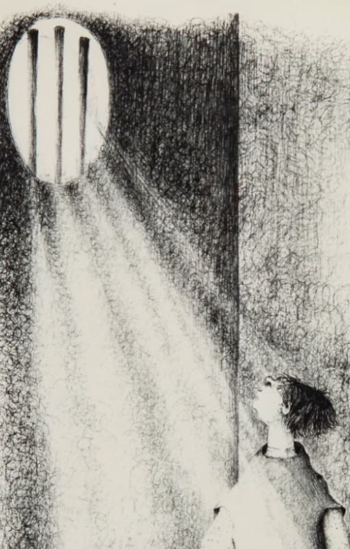Detalle de La luz y la voz (1963)