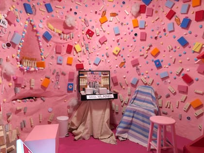 Detalle de la Menesunda Reloaded en el New Museum, en 2018