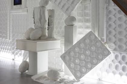 Detalle de la muestra de Diego Bianchi en el Museo de Arte Moderno de Buenos Aires